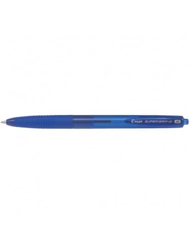 Penna a sfera a scatto Pilot Super Grip G punta M blu 1615