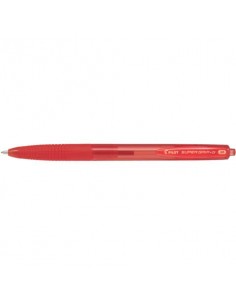 Penna a sfera a scatto Pilot Super Grip G punta M rosso 1616