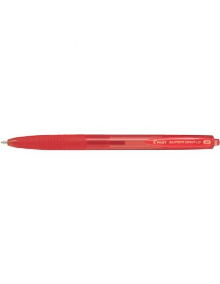 Penna a sfera a scatto Pilot Super Grip G punta M rosso 1616