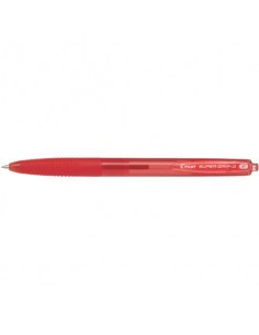 Penne a sfera a scatto Pilot Supergrip G punta F rosso 1640