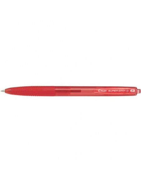 Penne a sfera a scatto Pilot Supergrip G punta F rosso 1640