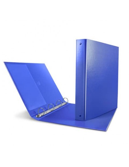 Raccoglitore Sei Rota Nettuno Stratopan® A4 - 4 anelli a Q 65 mm blu - dorso 8