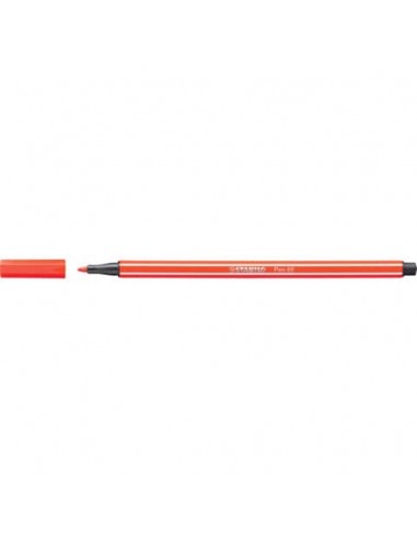 Pennarelli Stabilo Pen 68 1 mm  rosso chiaro - 68/40