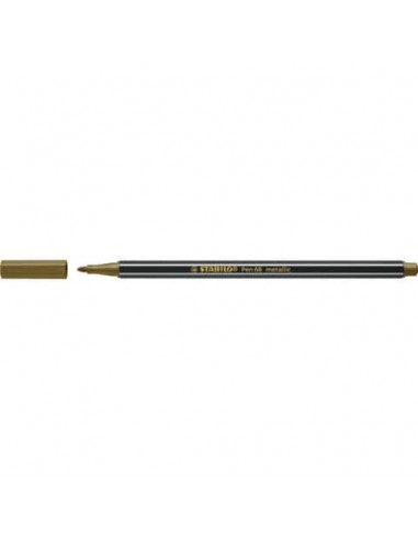 Pennarelli Stabilo Pen 68 metallic 1 mm  oro - 68/810