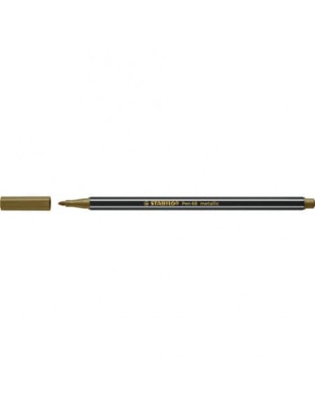 Pennarelli Stabilo Pen 68 metallic 1 mm  oro - 68/810
