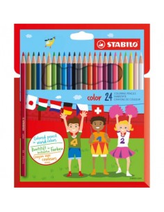 Matite colorate Stabilo Color assortiti  Conf. 24 pezzi - 1924/77-01