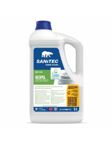 Detergente lavapiatti Green Power Sanitec 5 L 3104