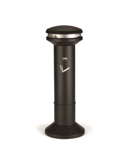 Posacenere a colonna Rubbermaid Infinity™ Ultra nero H 105 cm - Ø 40 cm FG9W3400BLA