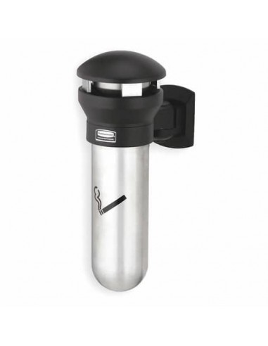 Posacenere da muro Rubbermaid Infinity™ nero H 46 cm - Ø 29