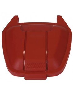 Coperchio per bidone portarifiuti Rubbermaid Mobile Bin 100 L  rosso R039246