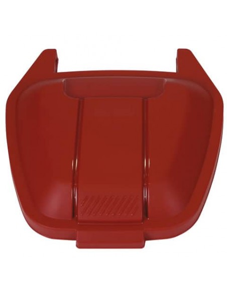 Coperchio per bidone portarifiuti Rubbermaid Mobile Bin 100 L  rosso R039246
