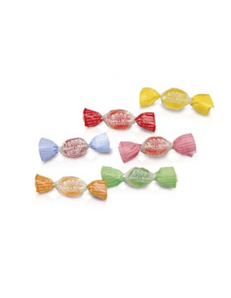 Caramelle Gelées Mini Baratti&Milano Giada senza zucchero  - Assortite 6 gusti frutta - sacchetto 500 g - 01-0145