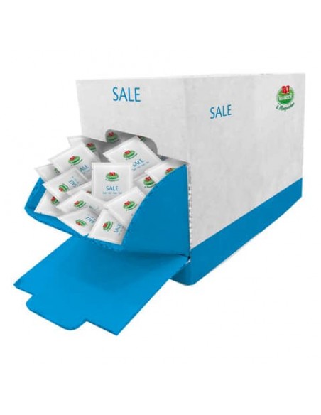 Sale ricristallizzato essiccato VIANDER essiccato in bustine monoporzione da 2 g conf. 500 pezzi - 01-0099