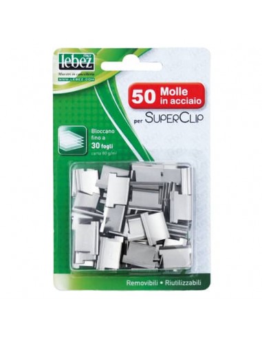 Ricarica Molle lebez acciaio  conf. 50 pezzi 1061