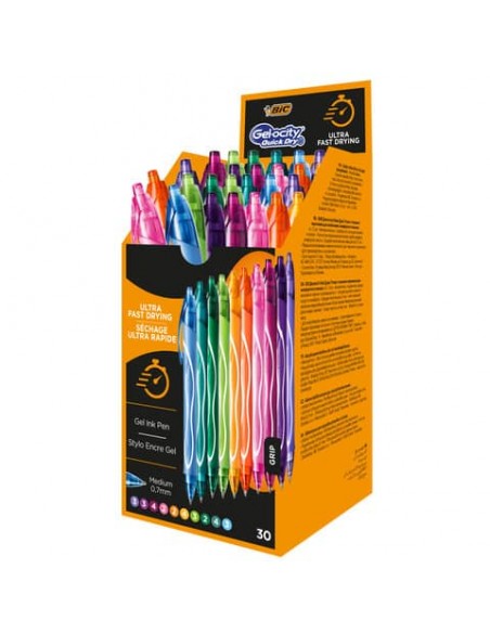 Penne gel a scatto BIC Gelocity Quick Dry 0