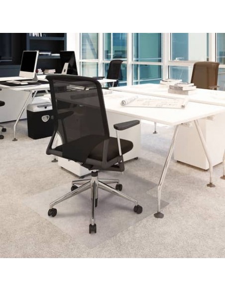 Tappeto protettivo a U Floortex ValueMat™ 90x120 cm - pavimenti duri - trasparente FC129017LV