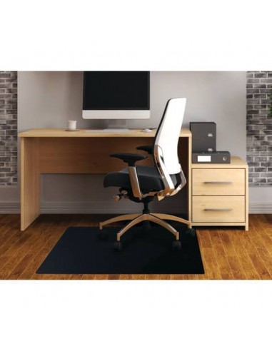Tappeto protettivo Floortex CLEARTEX® AdvantageMat Black 90x120 cm - pavimenti duri - FC123648HEBV