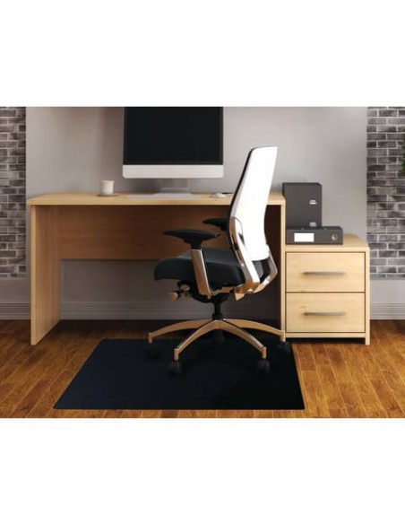 Tappeto protettivo Floortex CLEARTEX® AdvantageMat Black 90x120 cm - pavimenti duri - FC123648HEBV