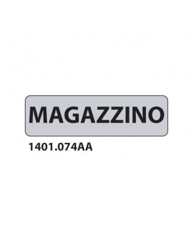 Cartello adesivo per interni ''Magazzino'' Dixon Industries 17x4