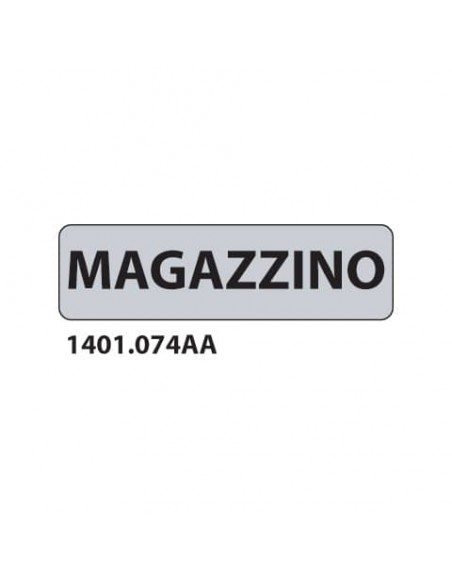 Cartello adesivo per interni ''Magazzino'' Dixon Industries 17x4