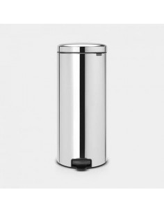 Pattumiera a pedale Brabantia Pedal Bin New Icon 30x38x68 cm Inox lucido 30 litri - 114366