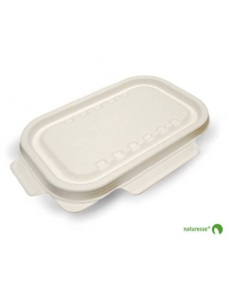 Coperchio richiudibile per vaschetta asporto 500 ml Scatolificio del Garda Bianco - Conf. 125 pezzi - 3462