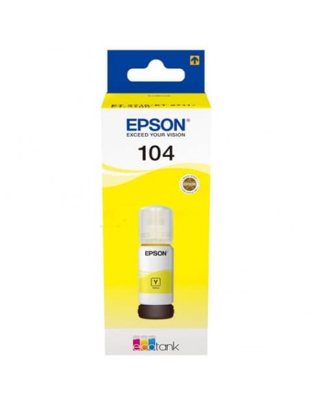 Inchiostro in bottiglia Epson 104 EcoTank giallo C13T00P440