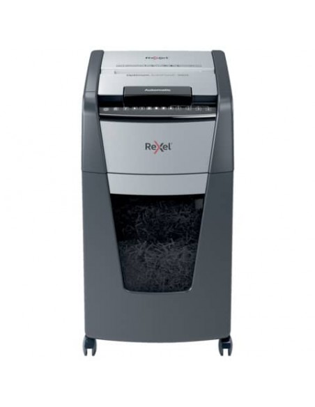Distruggidocumenti uso frequente Optimum AutoFeed+ 300X EU Rexel P-4  60 L taglio a frammenti 4x26 mm - nero - 2020300XEU
