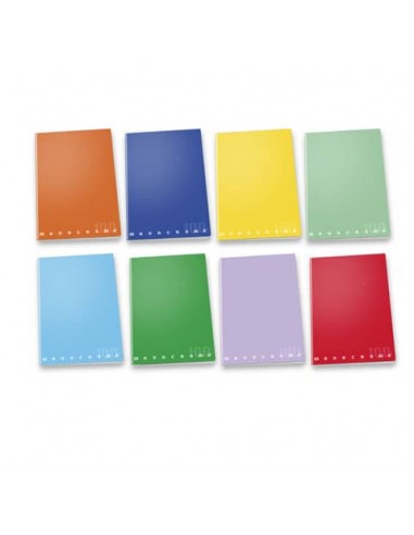 Maxi quaderno Pigna Monocromo A4 quadretti 10 - 38 ff carta 100 gr/m2 copertina colori assortiti - 022988810