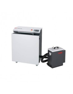 Macchina perfora cartoni HSM Profipack P425 con adattatore per depolverizzatore 220 V - grigio chiaro/ferro - 1531054