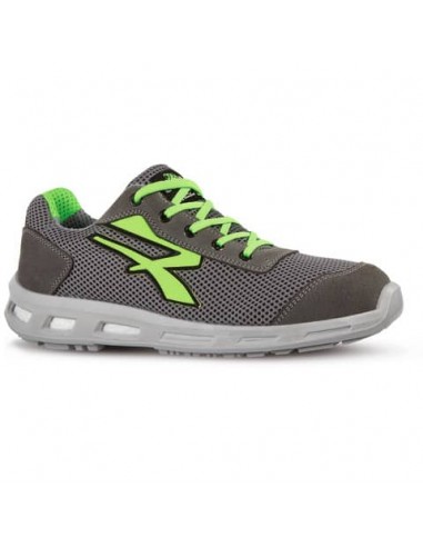 Scarpe antinfortunistiche in pelle Airnet Summer S1P U-Power grigio-verde n° 40 - RL20346 SUMMER S1P 40