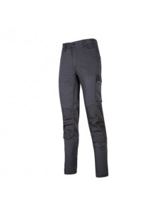 Pantalone da lavoro Meek U-Power grigio acciaio - 6 tasche - Taglia L HY179GI MEEK L