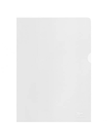 Buste a L Esselte De Luxe f.to 22x30 cm 100% riciclate antiriflesso trasparenti conf. 100 pezzi - 627499