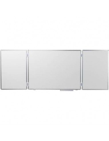 Lavagna bianca magnetica cancellabile Legamaster Economy plus 3 pannelli bianco 90x120-240 cm- 7-100554