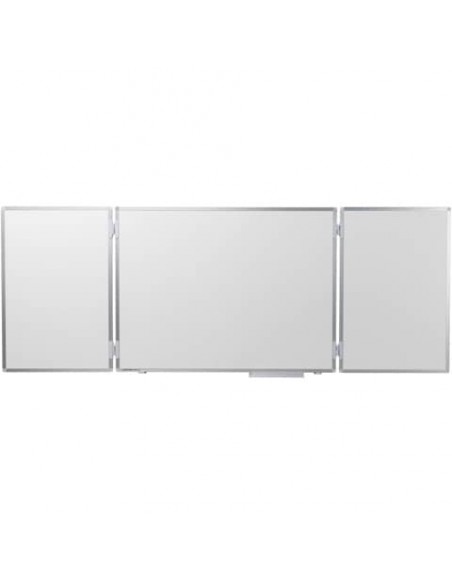 Lavagna bianca magnetica cancellabile Legamaster Economy plus 3 pannelli bianco 90x120-240 cm- 7-100554