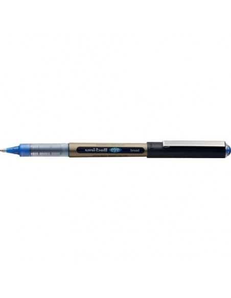 Penna Roller inchiostro liquido Uni-Ball Eye punta media 1 mm blu M UB150 10 B