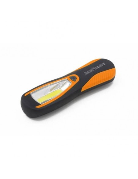 Torcia da lavoro a LED Calamito Large con gancio e magnete grande Luce quadra nero/arancio - EL028EXPO