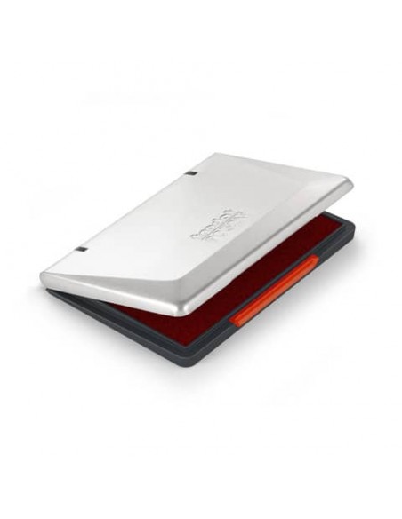 Cuscinetti in feltro per timbri Trodat 9052M - 11x7 cm rosso - coperchio in metallo - 151711