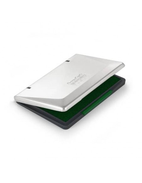 Cuscinetti in feltro per timbri Trodat 9052M - 11x7 cm verde - coperchio in metallo - 151804