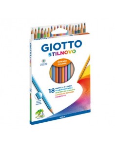 Matite colorate Giotto Stilnovo assortiti Astuccio da 18 - 27820000