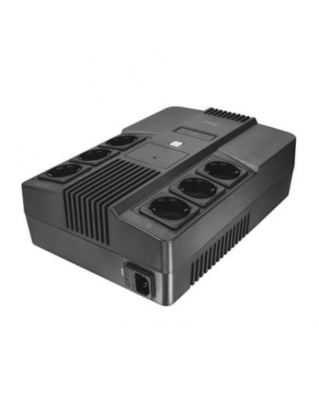 Gruppo di continuità (UPS) MAXXON POWERSTRIP 800VA Trust 6 prese a parete - nero - 23326