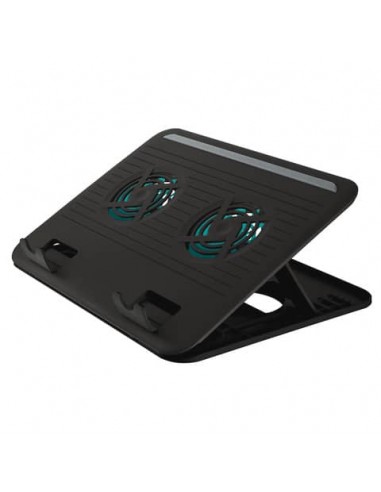 Supporto per Notebook Trust Cyclone Cooling con 2 ventole di raffreddamento nero - 17866