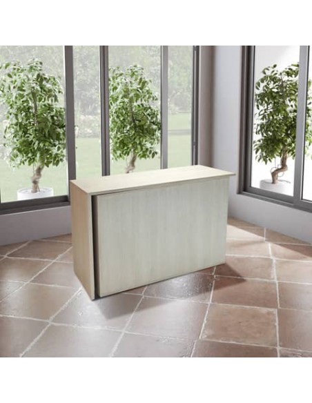 Scrivania a ribalta incassata Frensy 80x22xH.93 cm Bodega 7477-7478