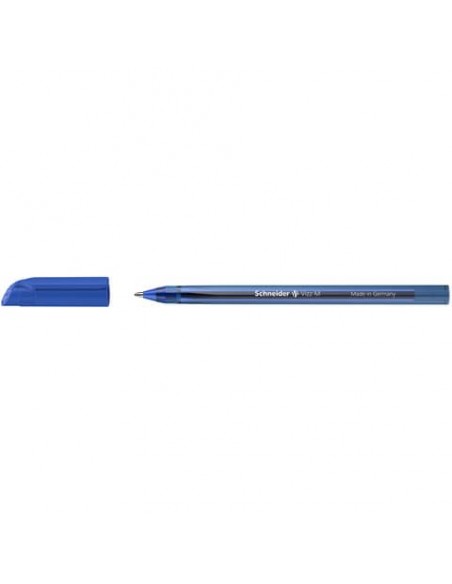 Penne a sfera con cappuccio Schneider VIZZ tratto M blu scuro - Conf. 50 pezzi - P102203
