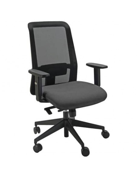 Sedia operativa girevole Unisit Jet JEA ergonomica schienale in rete - sedile antracite - JEA/ST
