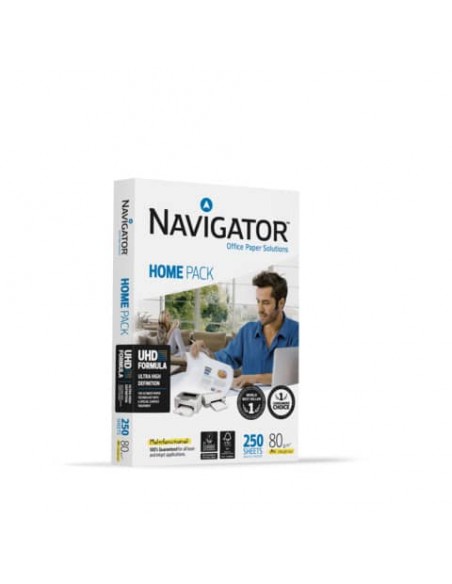Carta per fotocopie Navigator Home Pack 80gr/mq A4 - Risma da 250 fogli - NHP0800065