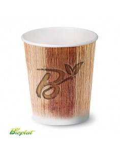 Bicchiere 3 oz (85 ml)  in cartoncino Bio Scatolificio del Garda - fantasia Palm Leaf - Conf. 50 pezzi - 300-60