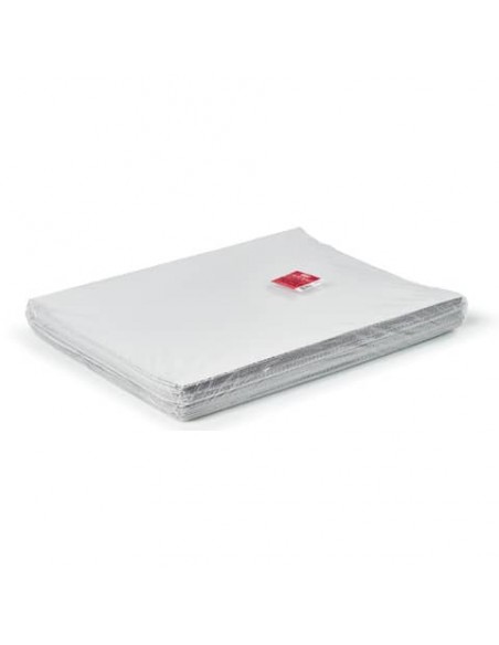 Carta da pacco Rex-Sadoch 100x140 cm 80 g/m² - Kraft bianco - Conf. 50 fogli piegati 50x35 cm - CK50W-BIA