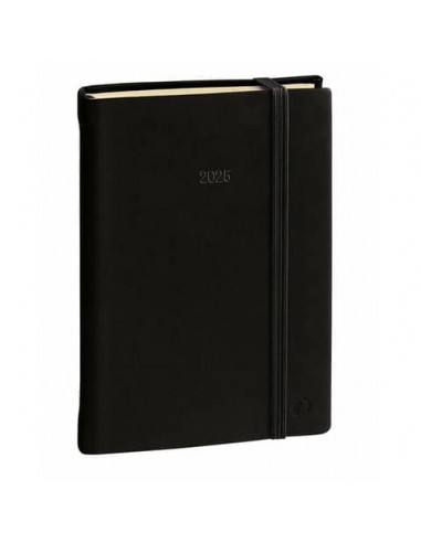 Agenda settimanale 2025 Quo Vadis Ministro Prestige Silk 16x24 cm nero 28651925MQ