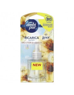 Mono Ricarica per diffusore elettrico Ambi Pur Lenor 20 ml Oro e fiori di vaniglia - AH97